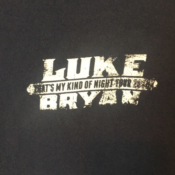 👗5/$25👗Luke Bryan Tour 2014 Tshirt Sz L - Picture 6 of 7